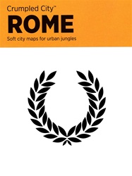 crumpled city rome map